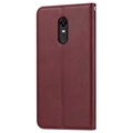 Funda Estilo Cartera para OnePlus 6T - Serie Card Set - Vino Tinto