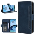 Funda Estilo Cartera Cardholder Serie para Motorola Moto G14 - Azul