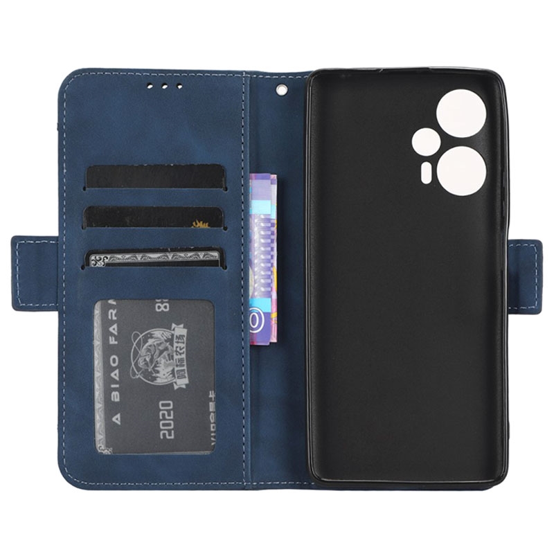 Xiaomi Poco F5 Flip Case Wallet - Funda de cuero con funda tipo billetera