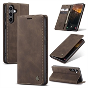 Funda Caseme Serie 013 para Samsung Galaxy S24 FE - Estilo Cartera - Café