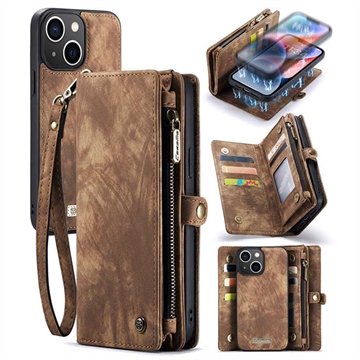 Funda Multifuncional Caseme 2-en-1 para iPhone 15 - Marrón