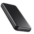 Choetech 18W Power Bank c. USB-A QC, USB-C PD - 10000mAh - Negro