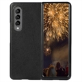 Carcasa Híbrida Recubierta para Samsung Galaxy Z Fold4 - Negro