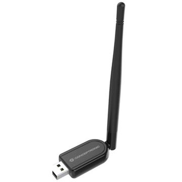 Conceptronic ABBY Adaptador USB Bluetooth 5.1 de largo alcance con antena externa