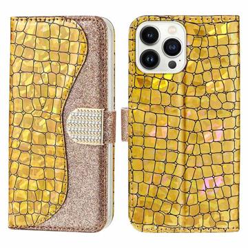 Funda Croco Bling para iPhone 11 Pro - Estilo Cartera