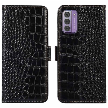 Funda Crocodile con RFID para Nokia G42 - Estilo Cartera