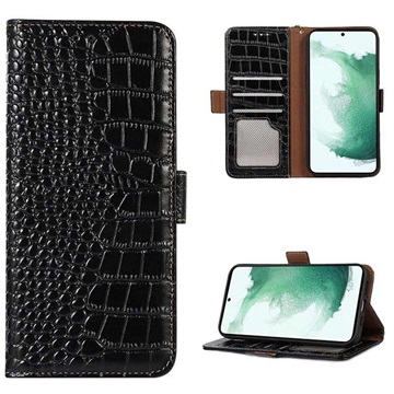 Qialino Classic Samsung Galaxy Note10 Wallet Leather Case - Black