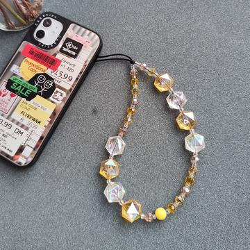 Pulsera para teléfono con cuentas de cristal - 30cm