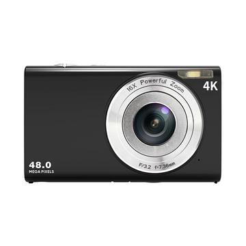 DC402-AF 4K Kids 48MP Digital Camera Auto Focus 16X Digital Zoom Vlogging Camera for Teens - Negro