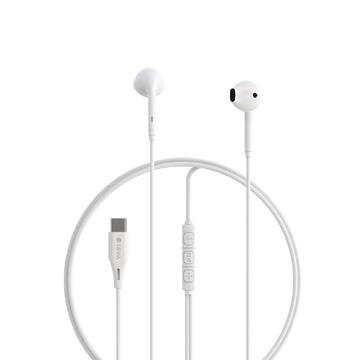 Devia Kintone A3 Auriculares digitales con cable USB-C - 1.2m - Blanco