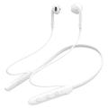 Dudao U5B Auriculares Bluetooth Deportivos con Banda para el Cuello - Blanco