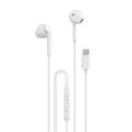 Dudao X3C Auriculares intrauditivos con cable USB-C - Blanco