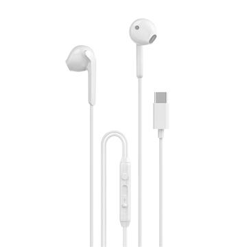 Dudao X3C Auriculares intrauditivos con cable USB-C - Blanco