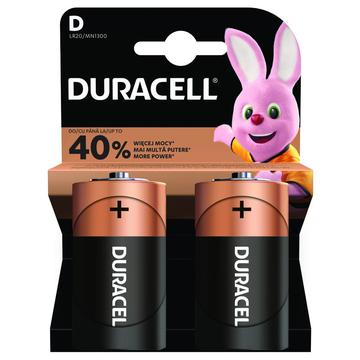 Pilas Duracell Basic LR20/D - 2 uds.