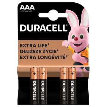 Duracell DuraLock C&B LR03/AAA Pilas - 4 uds.