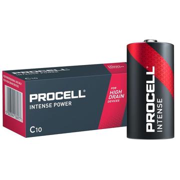 Pilas Alcalinas Duracell Procell Intense Power LR14/C - 10 uds.