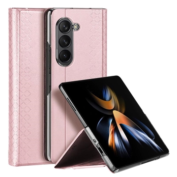 Funda con Tapa Dux Ducis Bril para Samsung Galaxy Z Fold5 (Embalaje abierta - Excelente) - Rosa