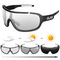 ELAX Alfa Gafas Polarizadas para Bicicleta - Negro