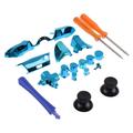 Kit de piezas de repuesto galvanizadas para el mando Xbox One Elite - Azul