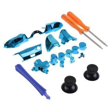 Kit de piezas de repuesto galvanizadas para el mando Xbox One Elite - Azul