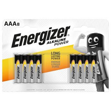 Pilas alcalinas Energizer Alkaline Power LR03/AAA - 8 uds.