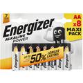 Pilas alcalinas Energizer Alkaline Power LR6/AA - 8 uds.