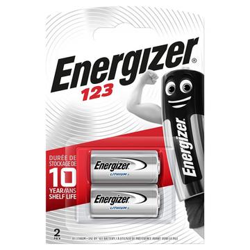 Foto batería de litio Energizer CR123 3V - 2 Pcs.