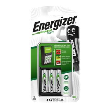 Cargador de pilas Energizer Maxi incl. 4 pilas R6/AA