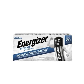 Pilas Energizer Ultimate Lithium LR03/AAA - 10 uds.