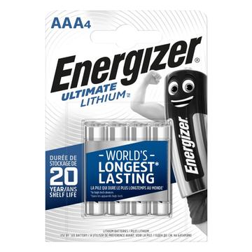 Pilas Energizer Ultimate Lithium R03/AAA - 4 uds.