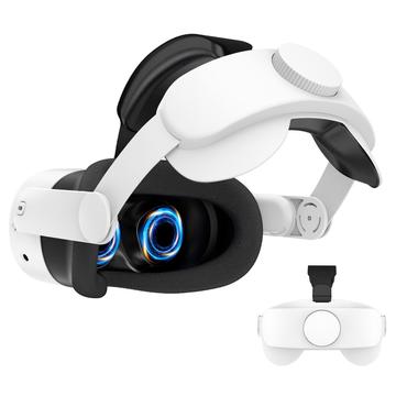 Correa ergonómica para la cabeza Meta Quest 3S - 360 Flippable VR Headband - Blanco