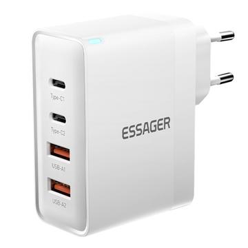 Essager ES-CD37 Cargador rápido de 100W - Enchufe UE - Blanco