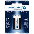 Pila alcalina EverActive Pro 6LR61/9V 550mAh