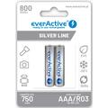 EverActive Silver Line EVHRL03-800 Pilas recargables AAA 800mAh - 2 uds.