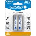 EverActive Silver Line EVHRL6-2000 Pilas recargables AA 2000mAh - 2 uds.