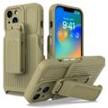 Carcasa Híbrida con Clip Serie Explorer para iPhone 14 Plus - Verde Militar