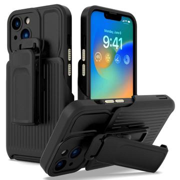 Carcasa Híbrida con Clip Serie Explorer para iPhone 14 Plus - Negro