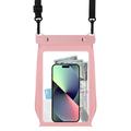 Funda estanca universal extragrande con cordón - 8.2" - Rosa