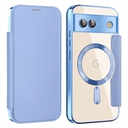 Funda abatible Google Pixel 8a con ranura para tarjeta - Compatible con MagSafe - Azul