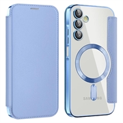 Funda abatible Samsung Galaxy A15 con ranura para tarjeta - Compatible con MagSafe - Azul