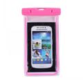 Funda impermeable fluorescente universal - 10.7cm x 17.3cm - Rosa vivo