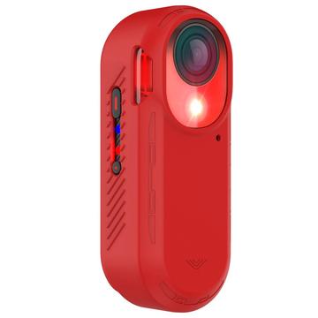 Garmin Varia RCT715 Funda de silicona antiarañazos Cubierta suave Luz de bicicleta Funda de protección de radar de bicicleta - Rojo