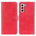 Funda para Samsung Galaxy S23+ 5G - Estilo Cartera - Rojo