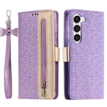 Funda Lace Pattern para Samsung Galaxy S23+ 5G - Estilo Cartera