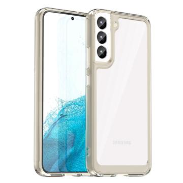 Carcasa Híbrida Anti-Choque para Samsung Galaxy S23 5G - Gris / Claro