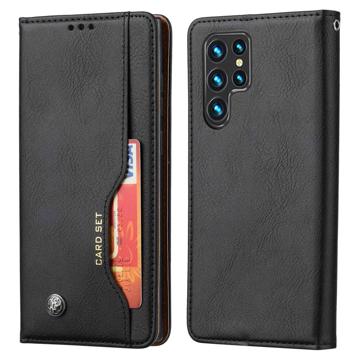 Funda Serie Card Set para Samsung Galaxy S23 Ultra 5G - Estilo Cartera - Negro