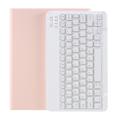 Funda con Teclado Bluetooth y Ranura para Lápiz para iPad Air 2024/2022/2020 - Rosa