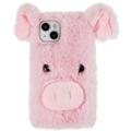 Funda Híbrida Fluffy Plush para iPhone 14 Plus