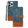 Funda Two-Tone para iPhone 14 Pro - Estilo Cartera - Azul