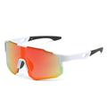 Gafas de running con montura completa y lentes de color - Blanco / Rojo